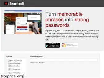 deadboltpasswordgenerator.com