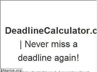 deadlinecalculator.com