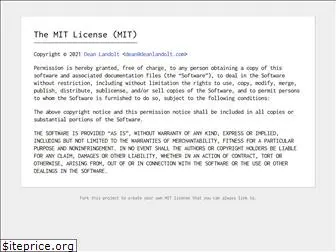 deanlandolt.mit-license.org