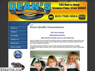 deans-quality-transmissions.com