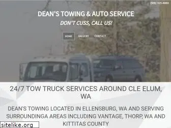deans-towing.com
