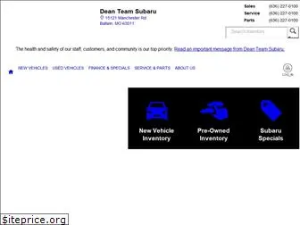 deanteamsubaru.com