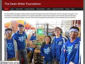 deanwitterfoundation.org