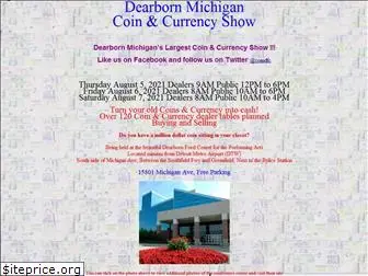 dearborncoinshow.com