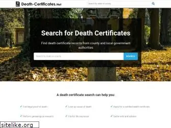 death-certificates.net