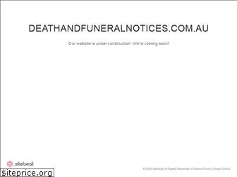 deathandfuneralnotices.com.au
