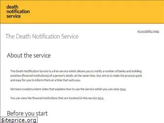 deathnotificationservice.co.uk