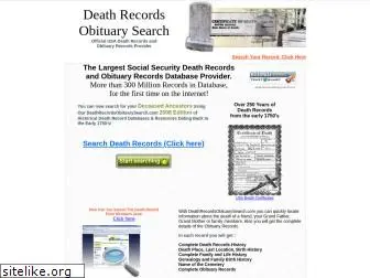 deathrecordsobituarysearch.com