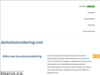 deautoverzekering.com