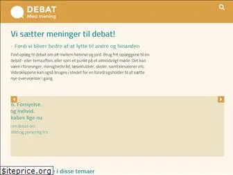 debatmedmening.dk