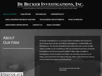 debeckerinvestigations.com