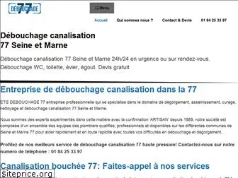 debouchage-canalisation-77.fr