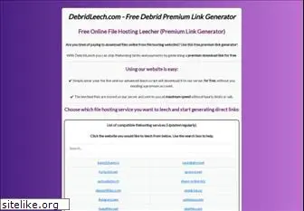 debridleech.com