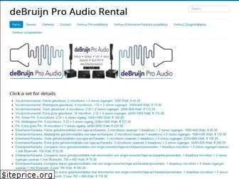 debruijnproaudio.nl