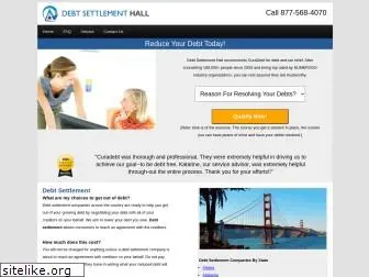 debtsettlementhall.com