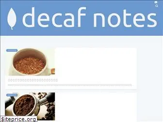 decafnotes.com
