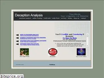 deceptionanalysis.com