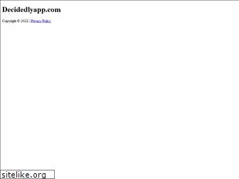 decidedlyapp.com
