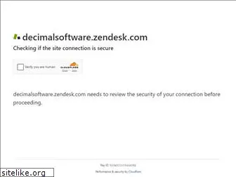 decimalsoftware.zendesk.com