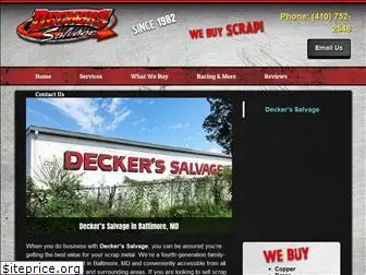 deckerssalvage.com