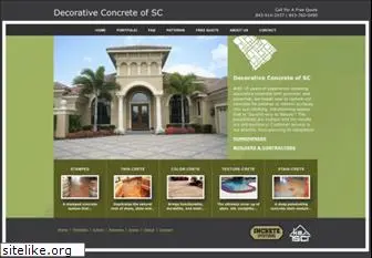 decorativeconcreteofsc.com