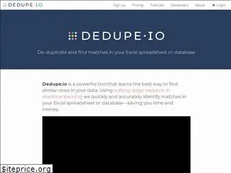 dedupe.io