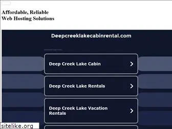 deepcreeklakecabinrental.com