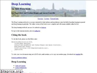 deeplearningbook.org