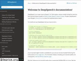 deepspeech.readthedocs.io