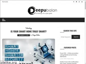 deepubalan.com