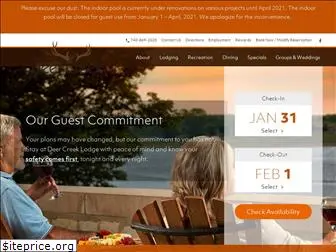 deercreekparklodge.com