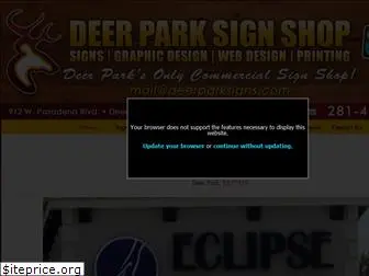 deerparksigns.com