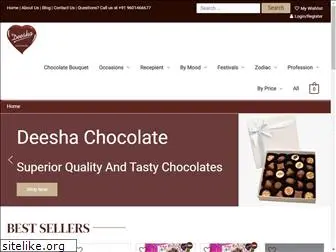 deeshachocolates.com