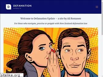 defamationupdate.co.nz