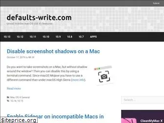 defaults-write.com