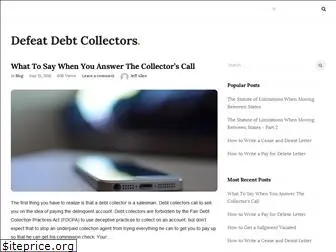 defeatdebtcollectors.com