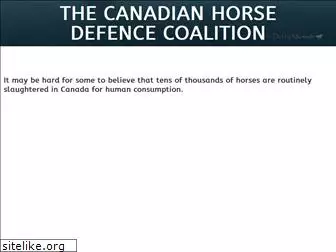 defendhorsescanada.org