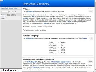 deferentialgeometry.org