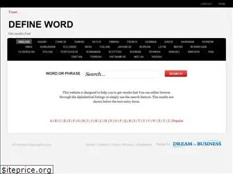 define-word.com