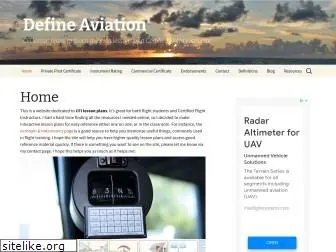 defineaviation.info