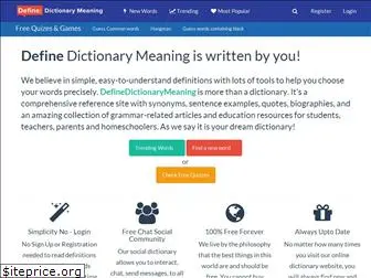 definedictionarymeaning.com