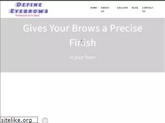 defineeyebrows.com