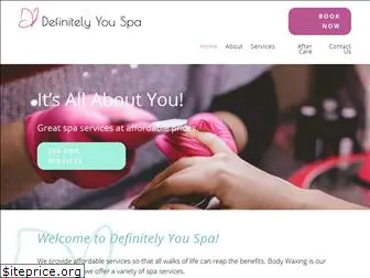 definitelyyouspa.com