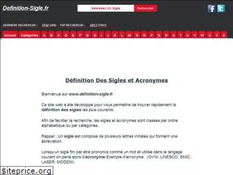 definition-sigle.fr