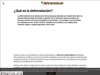 deforestacion.net