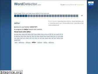 defter.worddetector.com