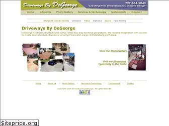degeorgedriveways.com