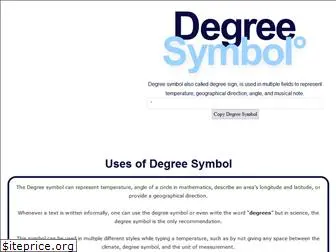 degreesymbol.org