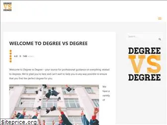 degreevsdegree.com