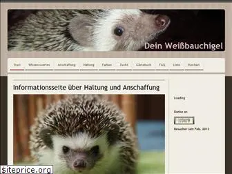 dein-weissbauchigel.de